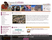 Tablet Screenshot of comune.atzara.nu.it